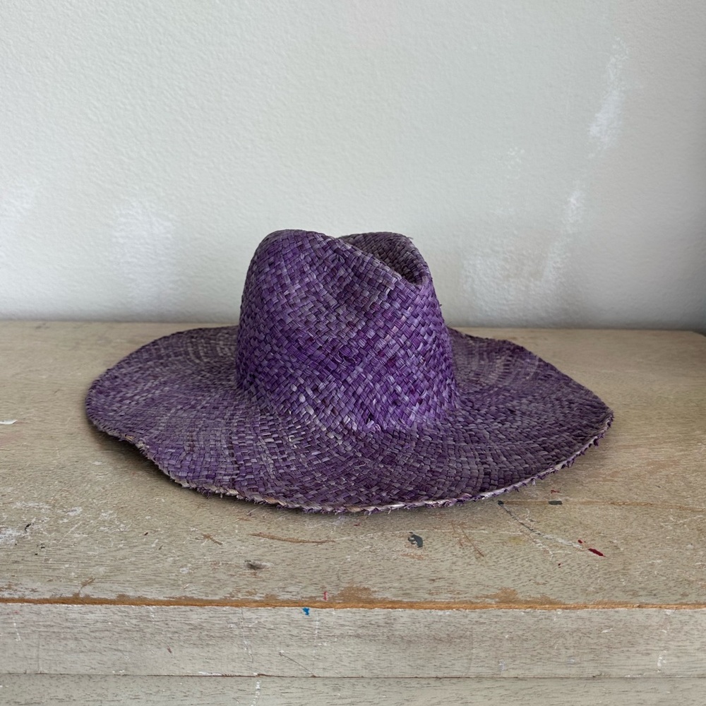 Reinhard Plank Purple Woven Hat